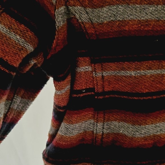 Obey Jacket Striped Twill Multi Color Women Size XS - Picture 11 of 15